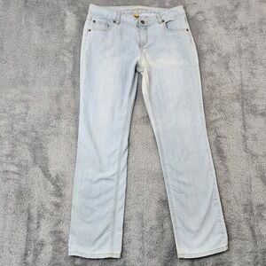 Arizona Jeans Women 16.5 Plus Light Blue Denim Straight Leg Stretch F11760